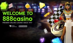 888 Casino welcome page