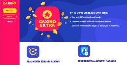 caxino casino weekly cashback offer