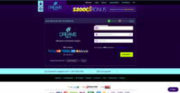 Dreams Casino register