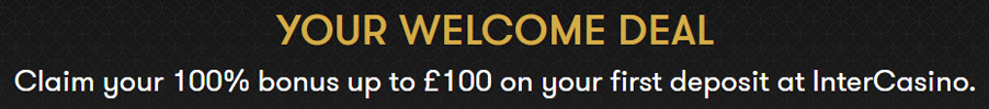 Intercasino Bonus Banner