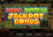 mega moolah jackpot bonus