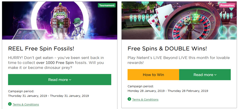 Mr Green Casino promotions