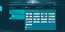 Platincasino Payments