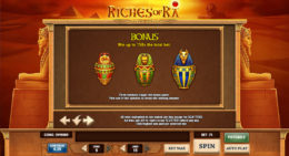 riches of ra bonus