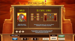 riches of ra free spins