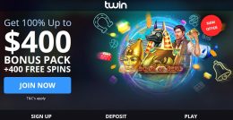 twin casino welcome bonus