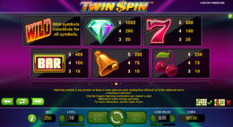 Twin Spin Payouts