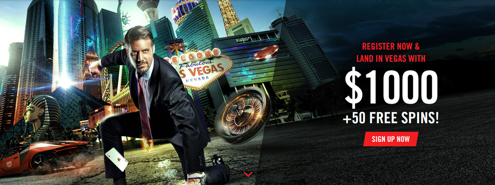 Vegas Hero Casino Bonus Banner