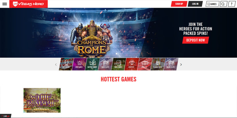 VegasHero1 Live Casino Review for UK Players