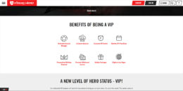 Vegas Hero Casino VIP Advantages